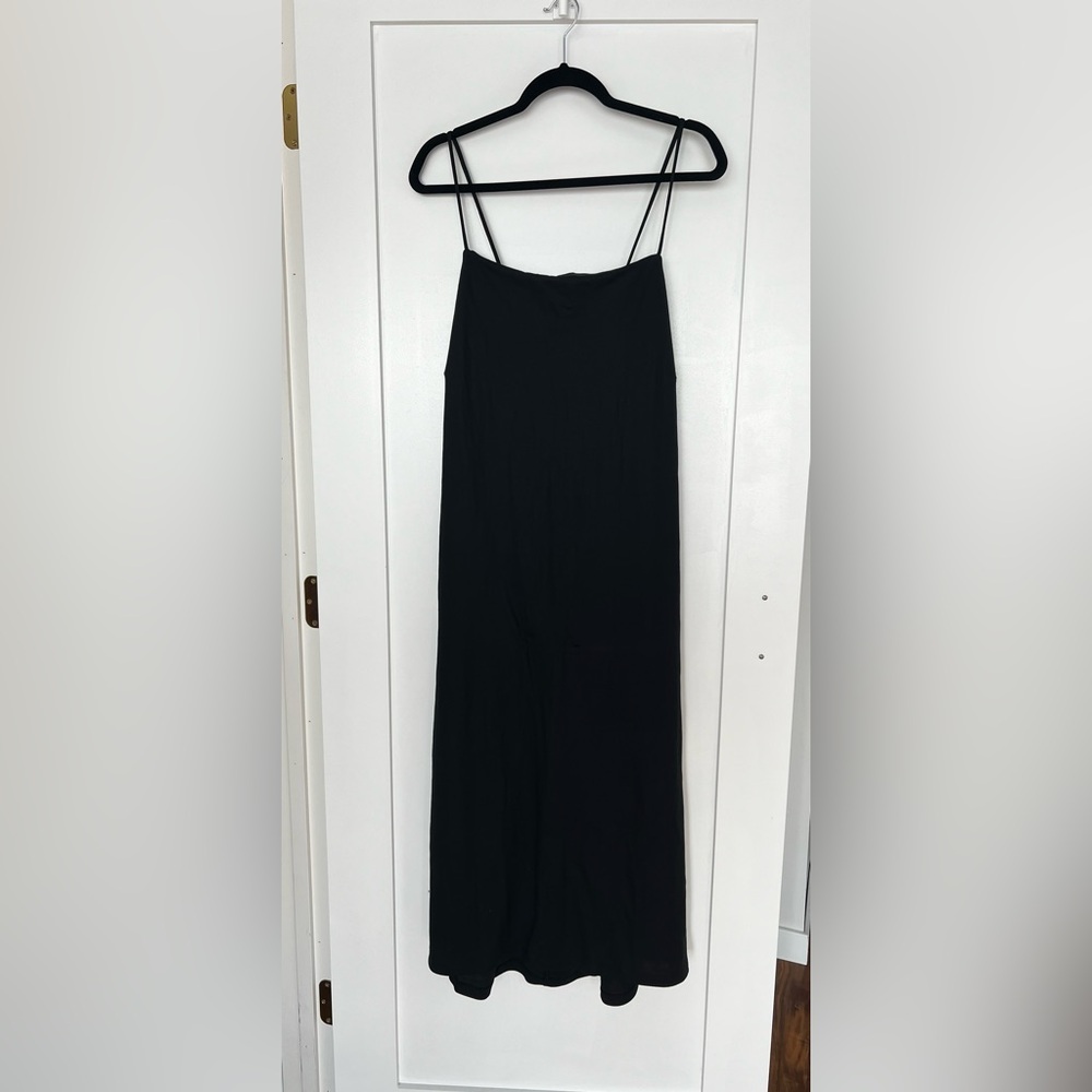 H&M | Midi Length Cocktail Dress w/ Criss Cross Spaghetti Straps